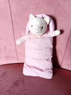 Jellycat poesje  in slaapzak. Mooie staat!, Ophalen of Verzenden, Zo goed als nieuw