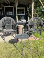 tuinset balkon set lounge set bistro set stoelen bijzettafel, Gebruikt, Bijzettafel, Tuinset, Ophalen