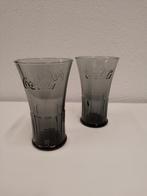 Set van 2 gefumeerde  collector glazen Coca Cola – McDonald’, Verzamelen, Glas en Borrelglaasjes, Ophalen of Verzenden, Zo goed als nieuw