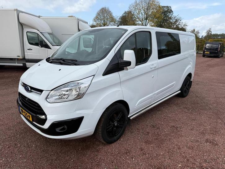 Ford Transit Custom 310 2.2 TDCI L2H1 Ambiente DC, Auto's, Bestelauto's, Bedrijf, Te koop, ABS, Airconditioning, Boordcomputer