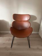 Design Stoel - Cognac, Ophalen of Verzenden