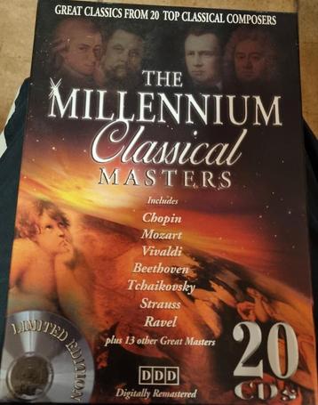 20 cd's the Millenium Classic Masters beschikbaar voor biedingen