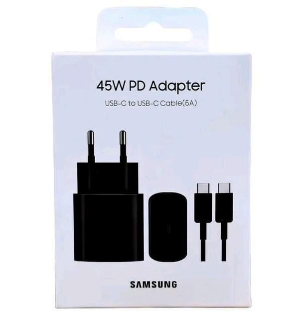 Samsung 45W USB-C Snellader + Kabel - Nieuw, Telecommunicatie, Mobiele telefoons | Telefoon-opladers, Nieuw, Samsung, Ophalen of Verzenden