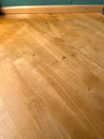 Junckers Beukenhouten Parketvloer met Kliksysteem, Ophalen, Gebruikt, Vloerdelen of -planken, 10 m² of meer