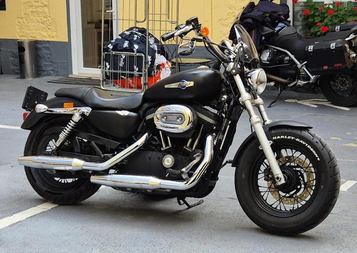 Harley Davidson Sportster 1200C 2012 | Slechts 16.500 km, Motoren, Motoren | Harley-Davidson, Particulier, Chopper, meer dan 35 kW