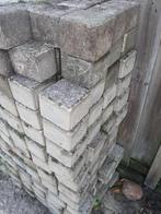 Halve betonklinkers, 10x10, light grijs, Tuin en Terras, Ophalen, Gebruikt, Klinkers, 10 m² of meer