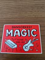 1347 Sticker Dansorkest Magic, Verzamelen, Ophalen of Verzenden, Zo goed als nieuw, Overige typen