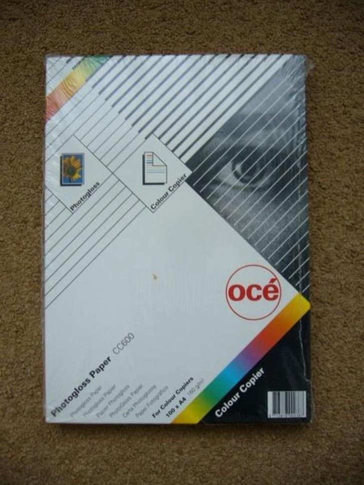 Océ PhotoGloss Papier 2 verpakkingen, Audio, Tv en Foto, Fotografie | Fotopapier, Nieuw, Ophalen of Verzenden
