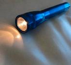 Mini Maglite blauw, Caravans en Kamperen, Ophalen of Verzenden, Gebruikt, Batterij
