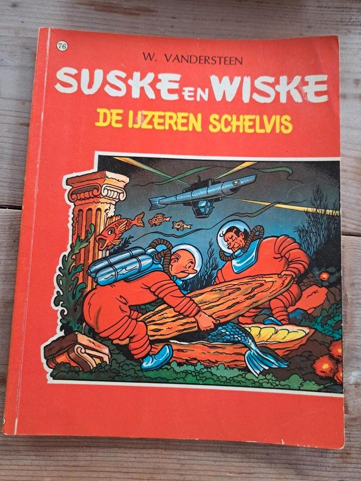 Suske en wiske, 76 de ijzeren schelvis, 3/1/71, Boeken, Stripboeken, Gelezen, Eén stripboek, Ophalen of Verzenden