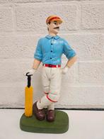GIETIJZEREN CRICKET SPELER 32 CM HOOG , DECORATIE , SPORT.., Ophalen of Verzenden, Nieuw, Mens