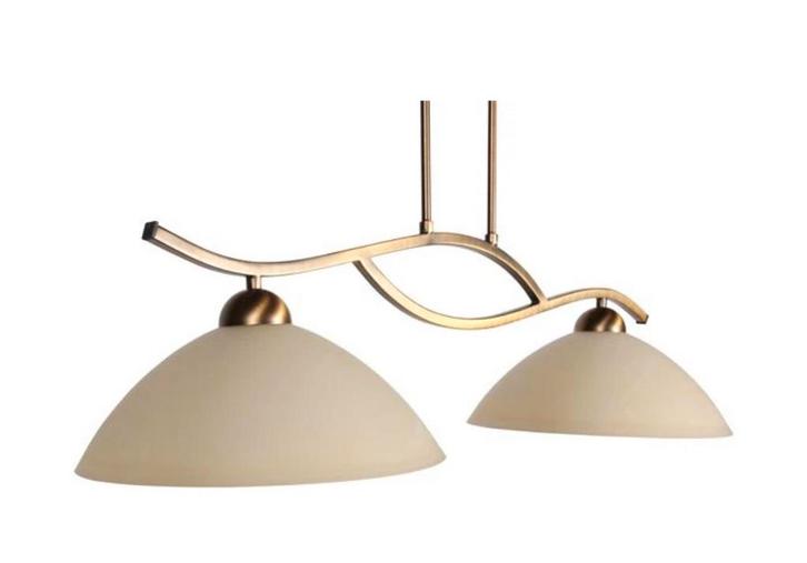 Steinhauer hanglamp Anthea 4325BR - brons - nieuw in doos, Huis en Inrichting, Lampen | Hanglampen, Nieuw, 75 cm of meer, Glas