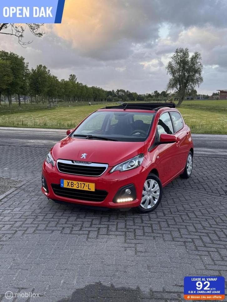 Peugeot 108 1.0 e-VTi Active TOP! | Zuinig | Panoramadak, Auto's, Peugeot, Bedrijf, Te koop, ABS, Airbags, Airconditioning, Alarm