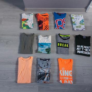11 jongens t-shirts maat 134/140 oa Europe kids, Hema, H&M  beschikbaar voor biedingen
