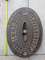 Gietijzeren Brandkraan Deksel I.W.G.L. - Vintage Industrieel, Antiek en Kunst, Antiek | Gereedschap en Instrumenten, Ophalen