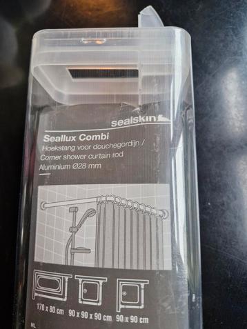 Sealskin Douchegordijn Hoekstang Combi - Nieuw in verpakking beschikbaar voor biedingen