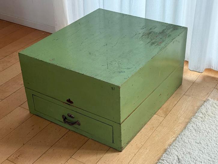 Kast voor horlogemakers draaibank met lade, Doe-het-zelf en Verbouw, Draaibanken, Gebruikt, Metaaldraaibank, Ophalen