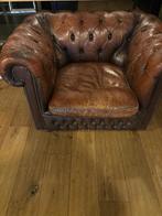Te koop chesterfield, Huis en Inrichting, Ophalen, Zo goed als nieuw, 75 tot 100 cm