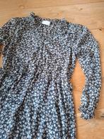 Neo Noir Jurk Gebloemd XL/42 - Lange Mouw, Kleding | Dames, Neo Noir, Zwart, Maat 42/44 (L), Ophalen of Verzenden