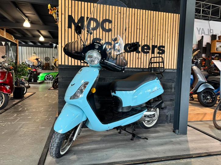 Sym Fiddle II retro edition, Fietsen en Brommers, Scooters | Overige merken, Zo goed als nieuw, Maximaal 25 km/u, Benzine, Ophalen of Verzenden