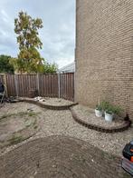 Betonnen tuin palissadebanden tegels, Ophalen