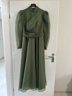 Groene tesettur abiye maat 40/42 feest jurk hijab jurk, Groen, Maat 38/40 (M), Ophalen of Verzenden, Galajurk