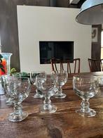 Oude grote brocante glazen voor wijn of water, Ophalen of Verzenden, Zo goed als nieuw, Overige typen