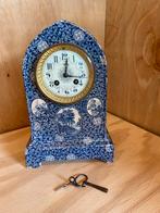 Delfts blauw staan klok, Antiek en Kunst, Antiek | Klokken, Ophalen of Verzenden