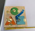 djeco basis slotjes puzzel, Kinderen en Baby's, Speelgoed | Kinderpuzzels, Gebruikt, Ophalen of Verzenden, Van hout, Minder dan 10 stukjes