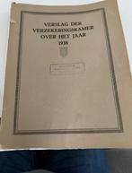 Verslag der verzekeringskamer over het jaar 1938, Boeken, Politiek en Maatschappij, Gelezen, Ophalen