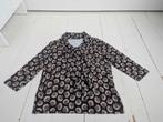 Blouse met print van Frank Walder, Kleding | Dames, Zwart, Maat 42/44 (L), Ophalen of Verzenden, Zo goed als nieuw
