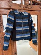 H&M Jasje Maat 34 Blauw/Grijs, Blauw, Ophalen of Verzenden, Zo goed als nieuw, Jasje