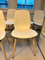 Leifarne Ikea eettafelstoelen, 6st, Huis en Inrichting, Stoelen, Ophalen, Kunststof, Gebruikt, Wit