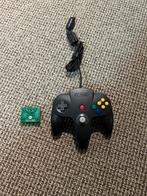 Nintendo 64 Controller + 1MB Controller Pak zwart/grijs, Spelcomputers en Games, Spelcomputers | Nintendo 64, Gebruikt, ., Ophalen of Verzenden