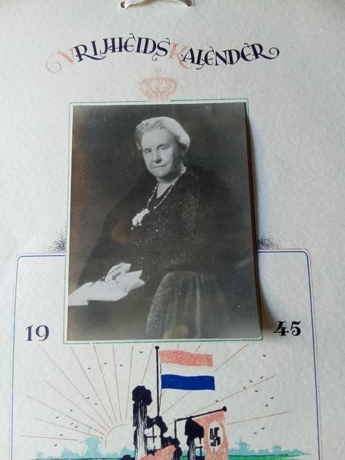 vrijheidskalender 1945/ oranje jubeldag 1936 / oranje album, Verzamelen, Koninklijk Huis en Royalty, Gebruikt, Tijdschrift of Boek