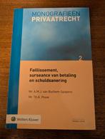 Faillissement, surseance van betaling en schuldsanering, Ophalen of Verzenden, Zo goed als nieuw, A.M.J. van Buchem-Spapens; Th.A. Pouw