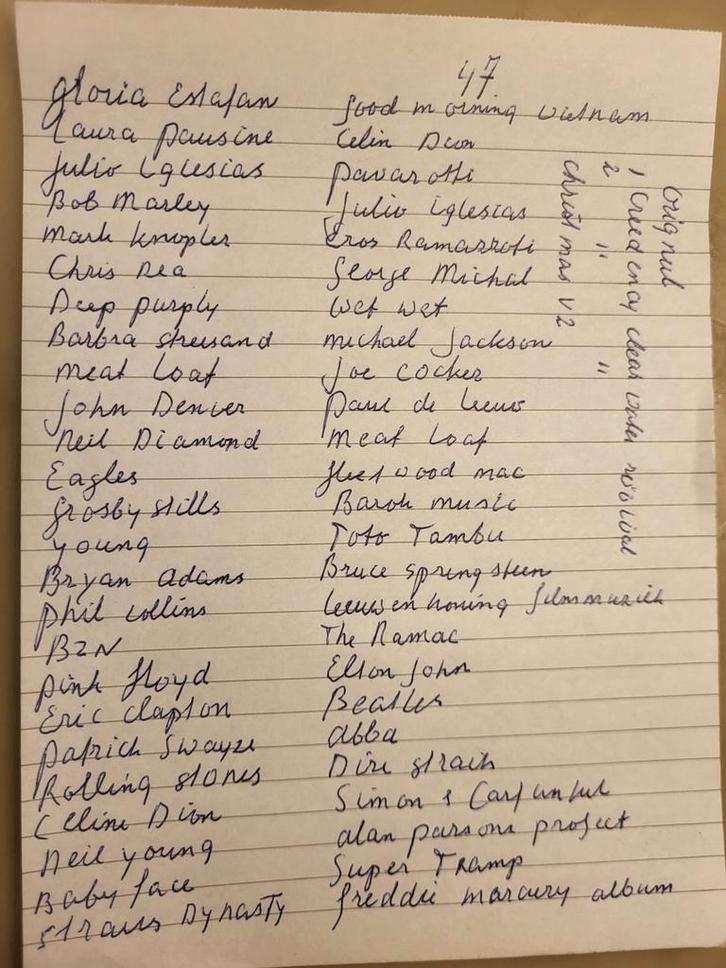 47 cassettebandjes vol met bekende artiesten, Cd's en Dvd's, Cassettebandjes, Gebruikt, Overige genres, 26 bandjes of meer, Ophalen of Verzenden