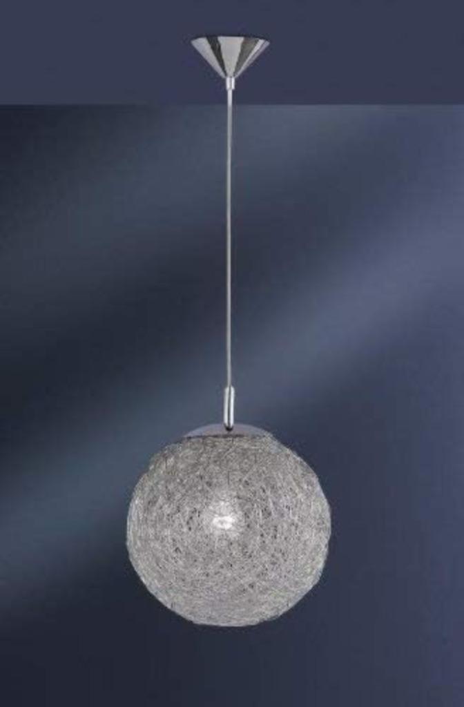 Draadstaal hanglamp plafondlamp Wofi leuchten E27 lamp 60WL, Huis en Inrichting, Lampen | Hanglampen, Zo goed als nieuw, Minder dan 50 cm