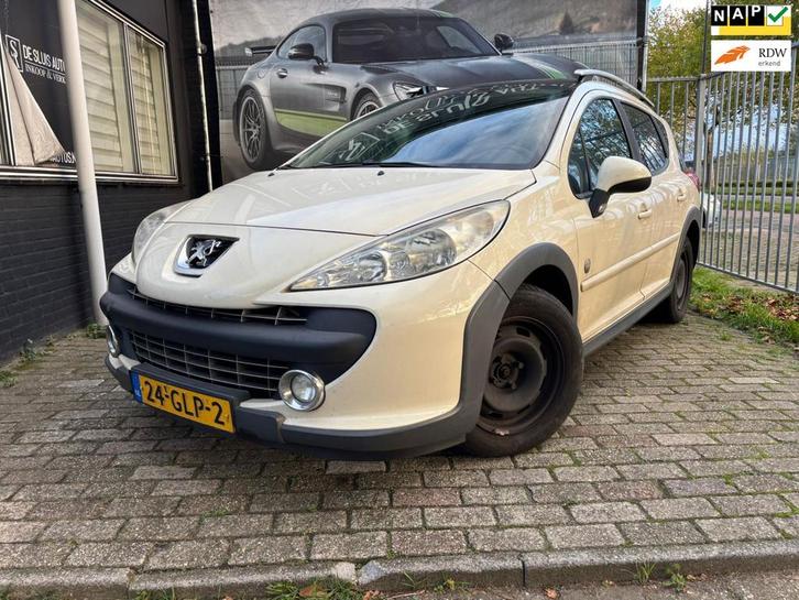 Peugeot 207 SW Outdoor 1.6 HDiF XS Airco Leer Nw APK, Auto's, Peugeot, Bedrijf, Te koop, Airbags, Airconditioning, Boordcomputer