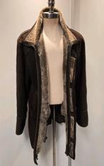 Heren lammy coat parka - maat XL - lamsleer lamsvacht, Ophalen of Verzenden, Zo goed als nieuw, Maat 56/58 (XL), Bruin