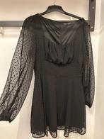 Transparante jurk, Kleding | Dames, Jurken, Ophalen of Verzenden, Zo goed als nieuw, Maat 42/44 (L), Zwart