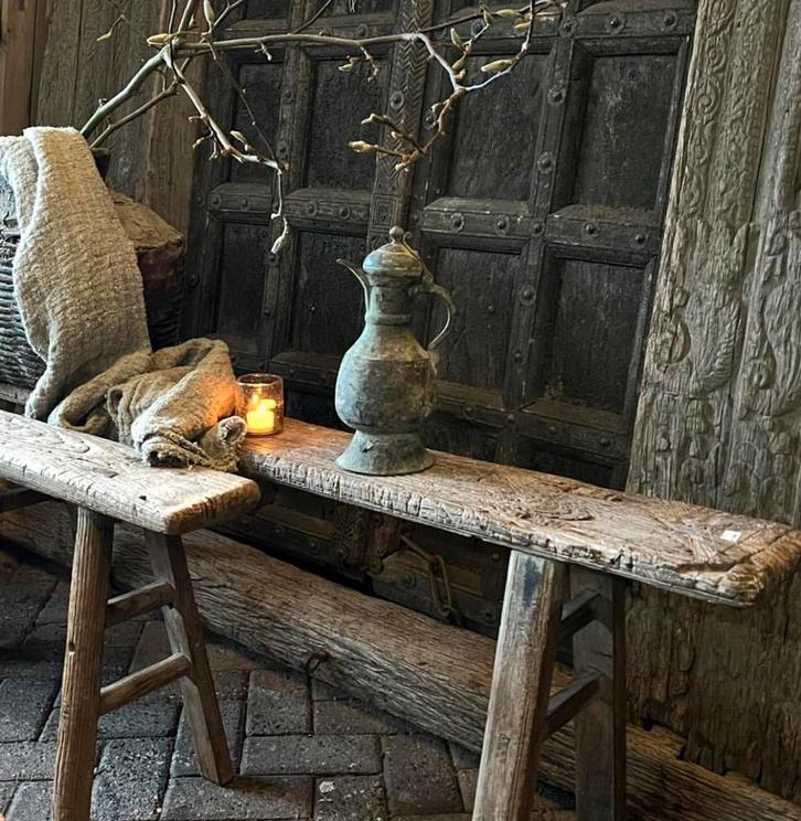 Chinees bankje bankjes oude chinese bankjes stoer sober, Huis en Inrichting, Woonaccessoires | Overige, Nieuw, Ophalen