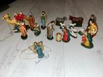 Vintage Kerststal beelden, 20-delig, Antiek en Kunst, Ophalen of Verzenden