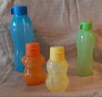 Tupperware drinkflessen, Ophalen of Verzenden, Gebruikt, Groen, Beker of Kan