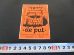sticker gemert café bar disco dancing DE PUT *, Ophalen, Zo goed als nieuw