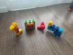 Vtech - Bla bla blocks muzikale dierenblokken + bouwkaarten, Ophalen, Zo goed als nieuw, 6 maanden tot 2 jaar