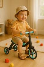 Partij blauwe HoneyBump Swifty driewielers voor kinderen, NHP International, Verstelbare zitting, Sales@nhp-international.com