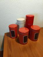 5 Brabantia Voorraadbussen - Vintage Keuken, Ophalen, Gebruikt