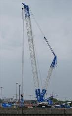 Liebherr LR1600/2 1:50 “MNE” Sloop en demontage, Hobby en Vrije tijd, Modelauto's | 1:50, Ophalen, Zo goed als nieuw, Hijskraan, Tractor of Landbouw