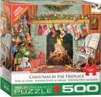 Eurographics - Christmas by the Fireplace - 500XL stukjes, Ophalen of Verzenden, 500 t/m 1500 stukjes, Nieuw, Legpuzzel